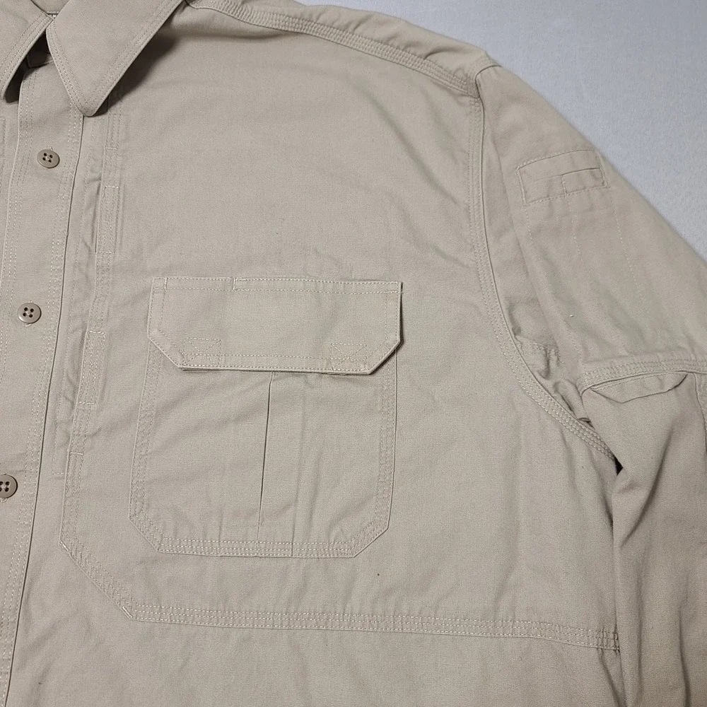 5.11‎ Tactical Shirt Mens XL Long Sleeve Pockets Outdoorsmen Vented